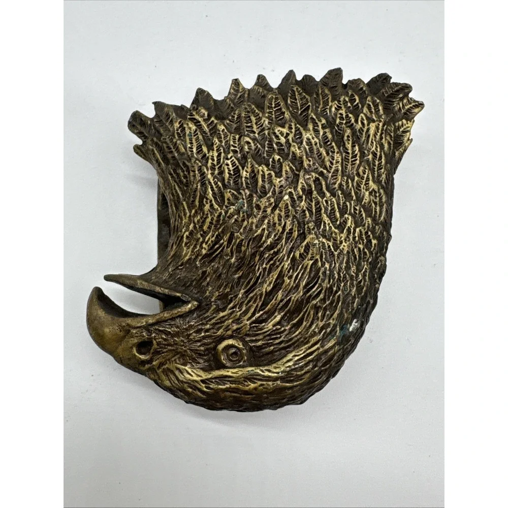 Leoma Lovegrove 1979 Solid Brass Eagle‎ Vintage Belt Buckle